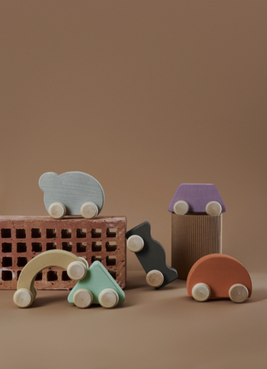 Raduga Grez Wooden Toy Car, Coal